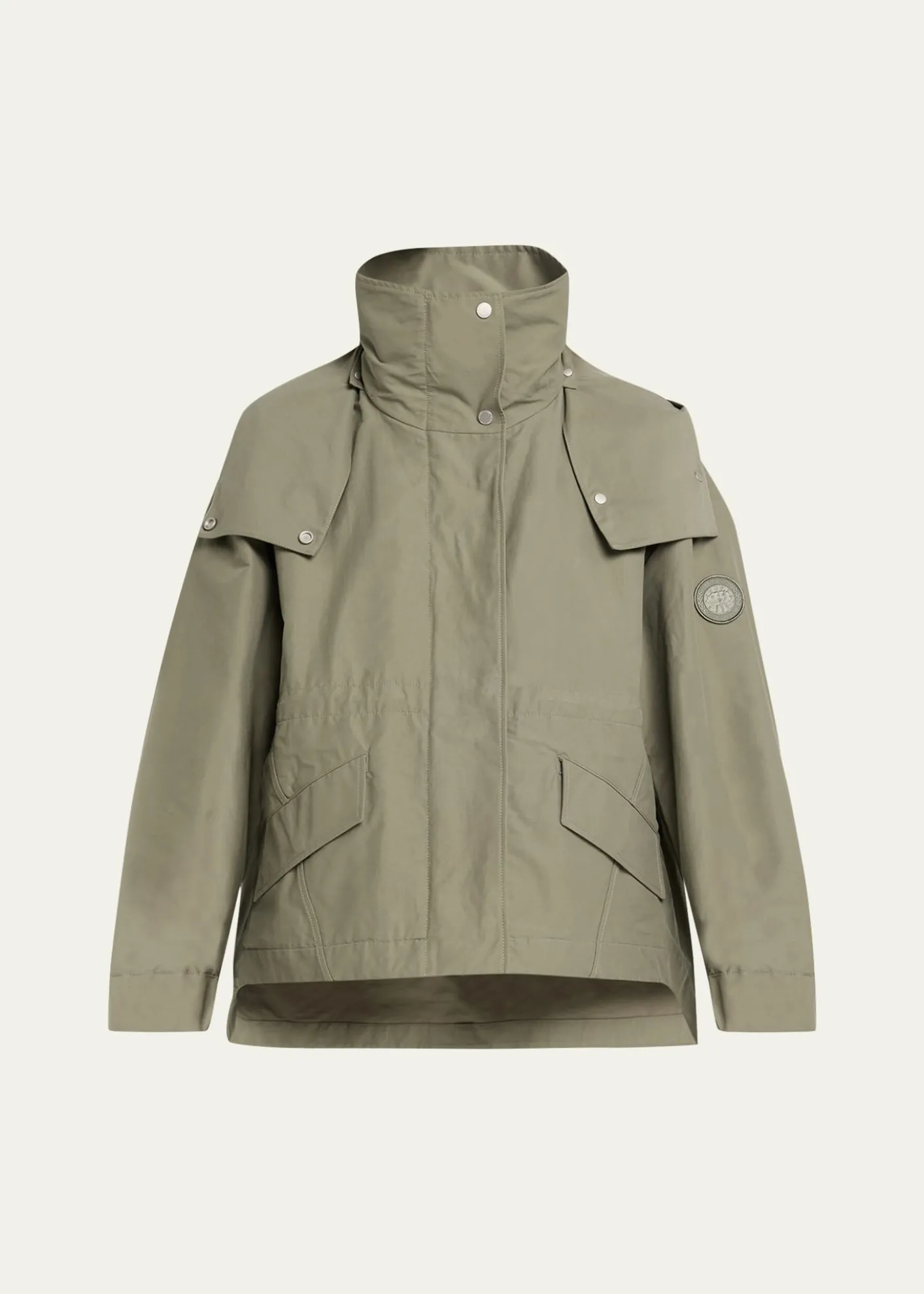 Canada GooseOlivine Oversized Jacket with Removable Hood