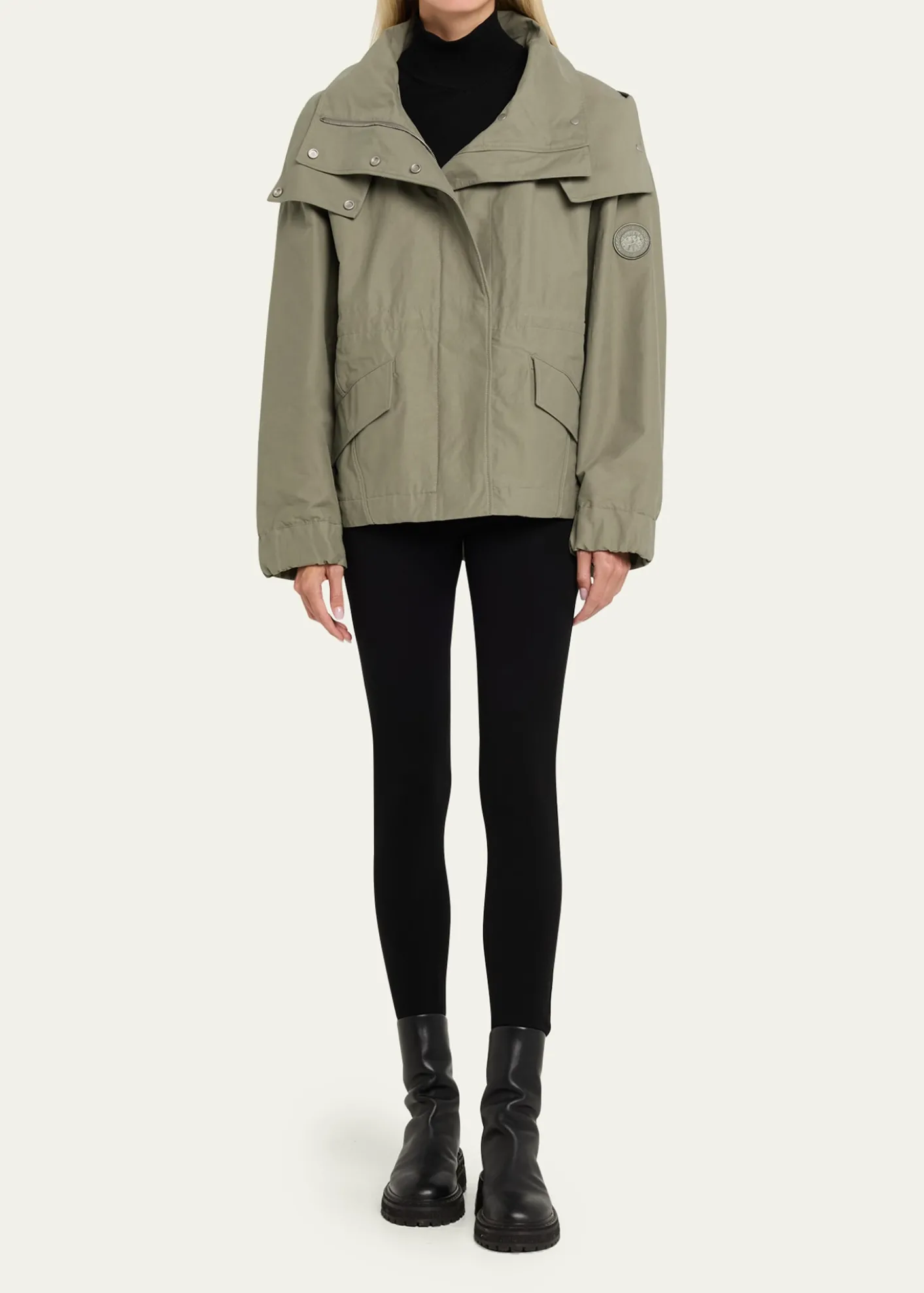 Canada GooseOlivine Oversized Jacket with Removable Hood