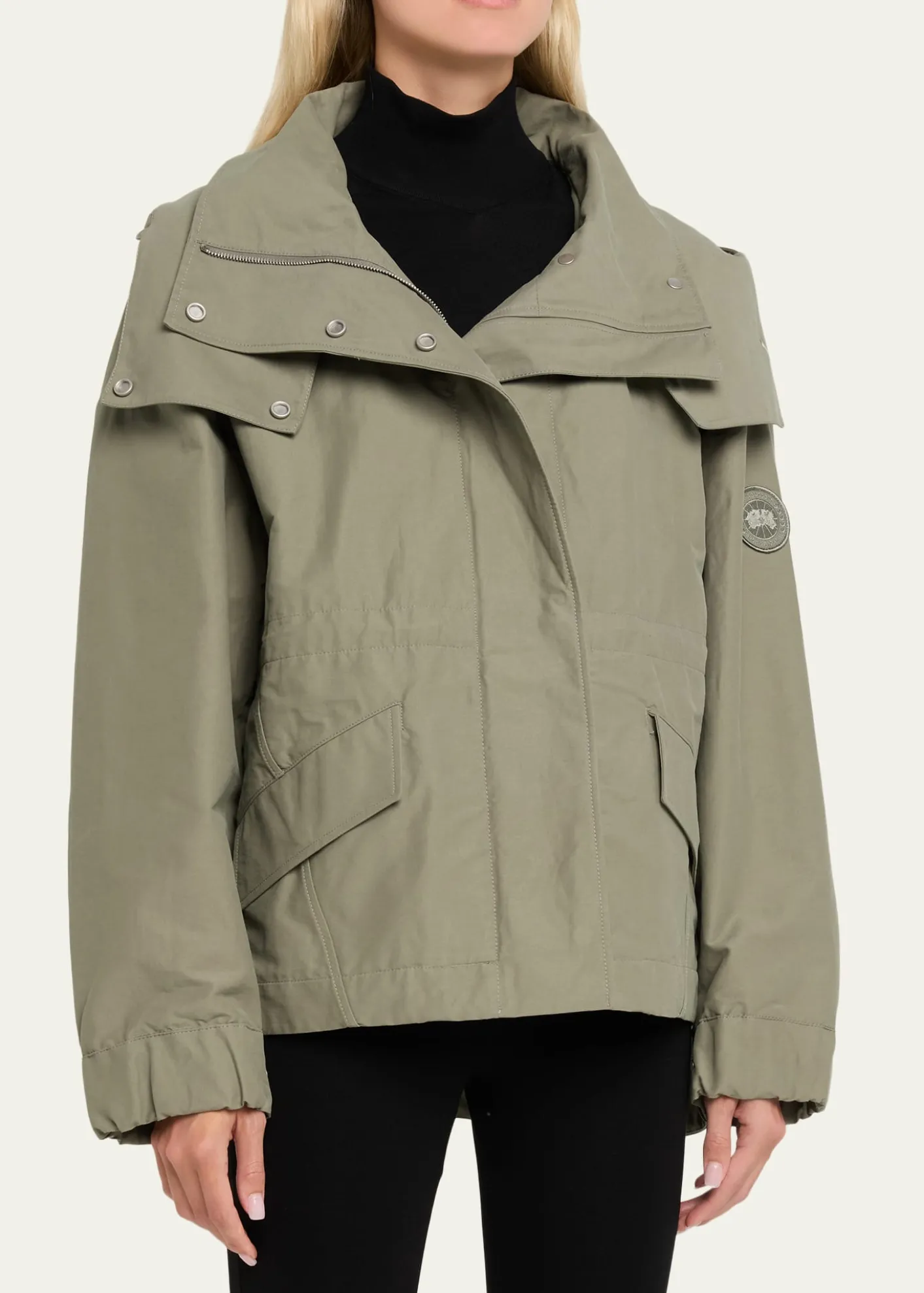 Canada GooseOlivine Oversized Jacket with Removable Hood
