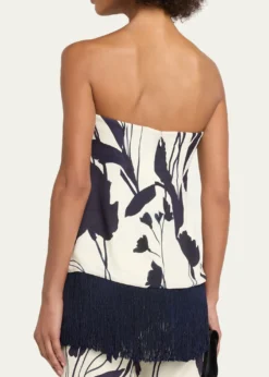 Cara CaraBenita Strapless Fringe Top
