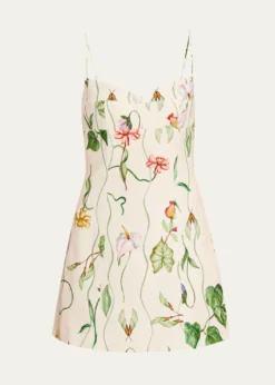 Cara CaraCherry Linen Mini Dress