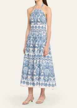 Cara CaraDenise Halter Midi Dress