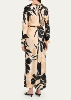 Cara CaraMontgomery Silk Midi Dress