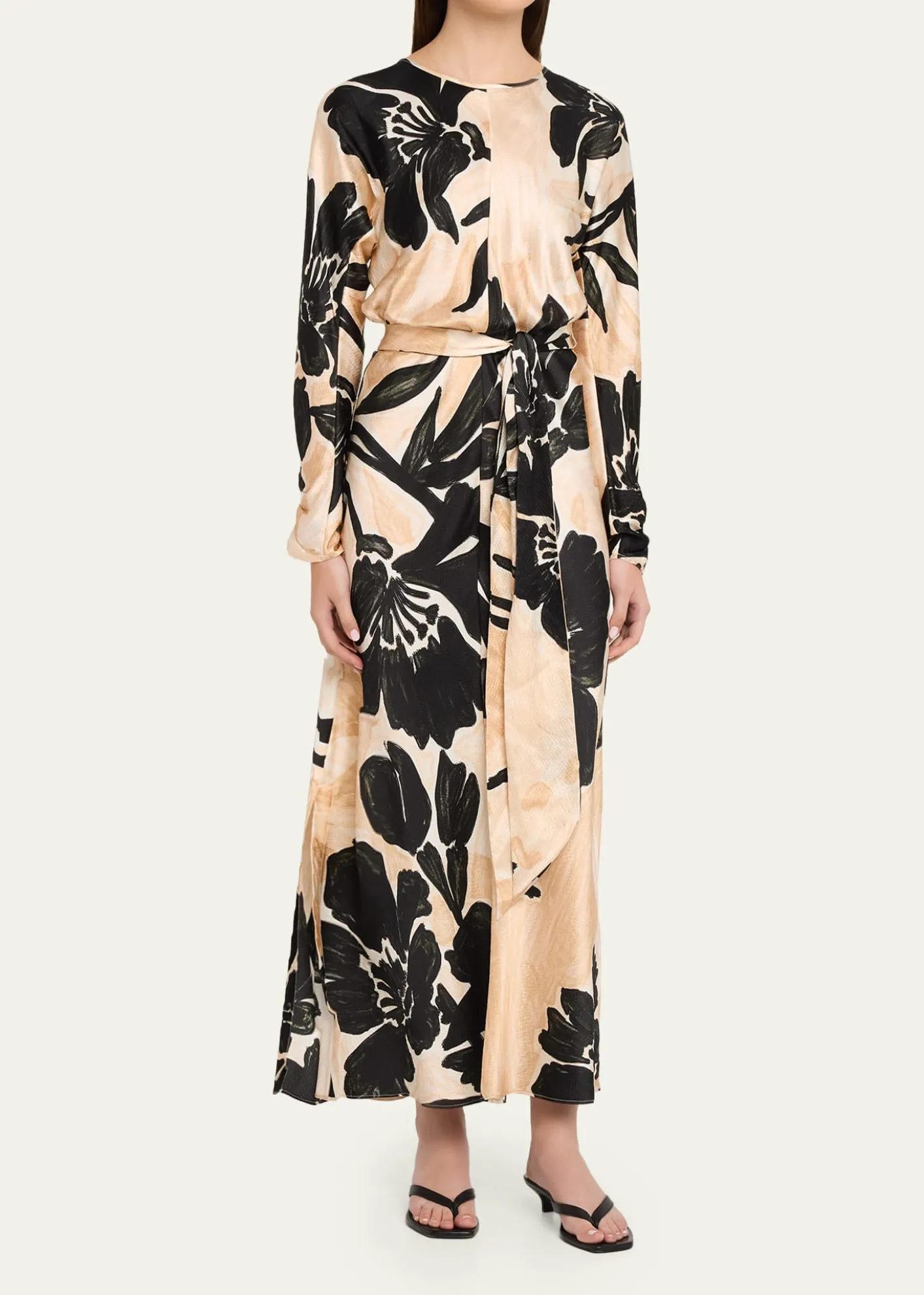 Cara CaraMontgomery Silk Midi Dress