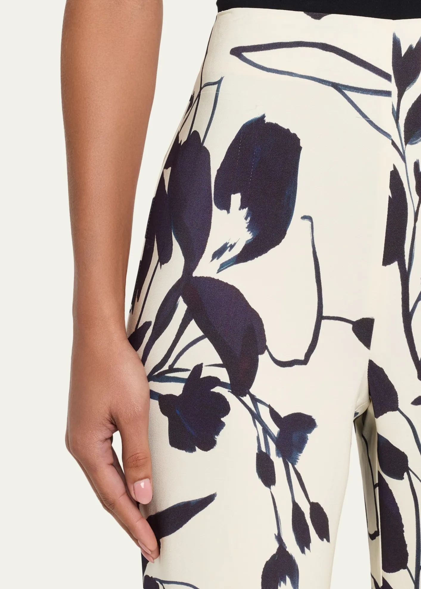 Cara CaraPisa Printed Flare Pants