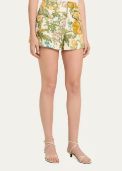 Cara CaraXenia Floral Linen Shorts