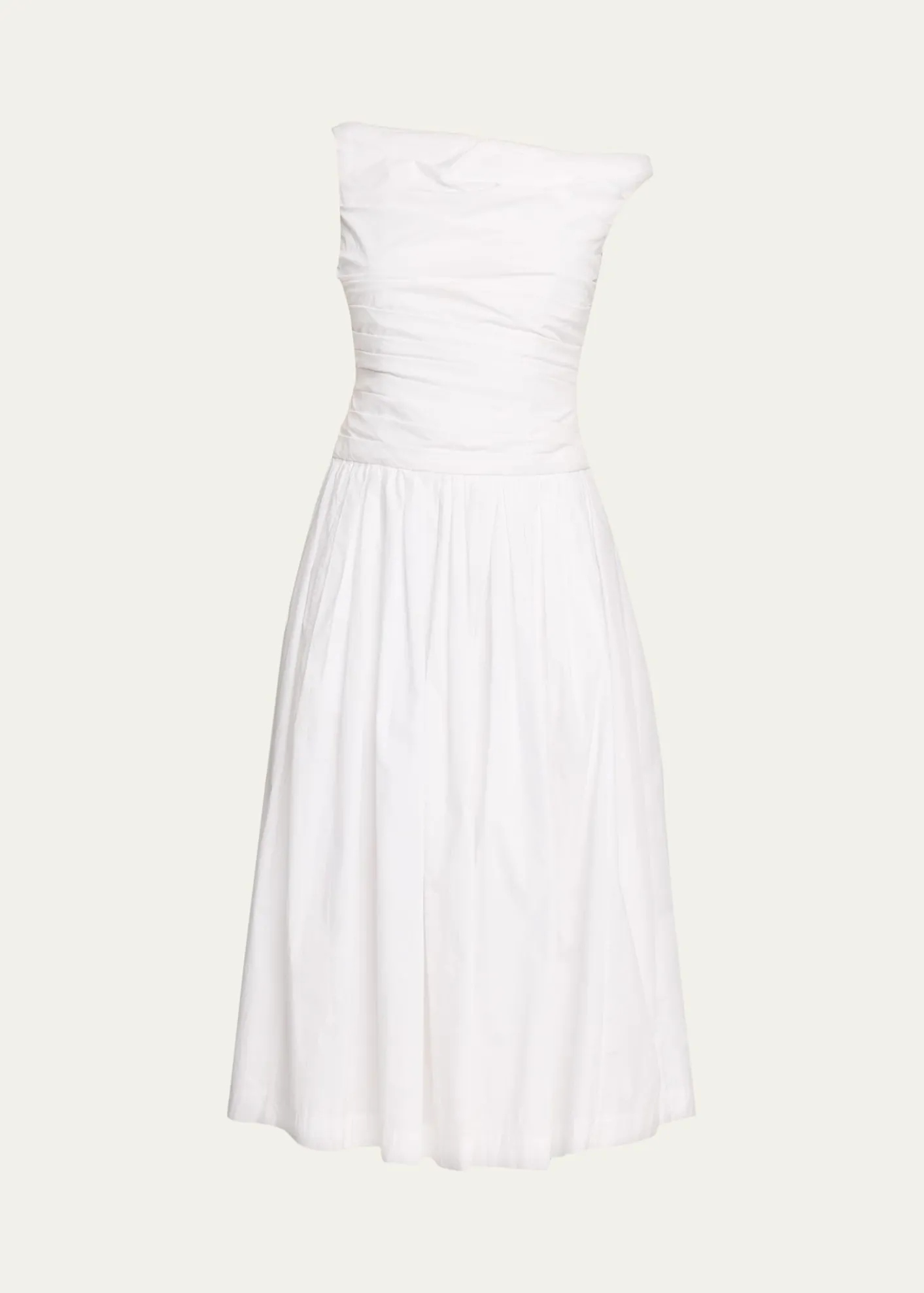 Cara CaraZora A-Line Poplin Midi Dress