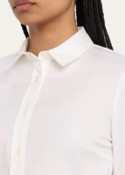 Carolina HerreraClassic Cotton Button-Front Shirt