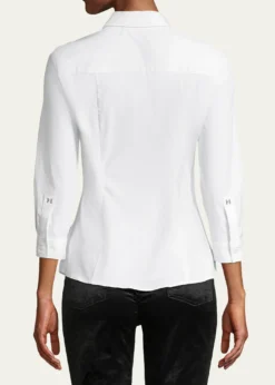 Carolina HerreraClassic Cotton Button-Front Shirt