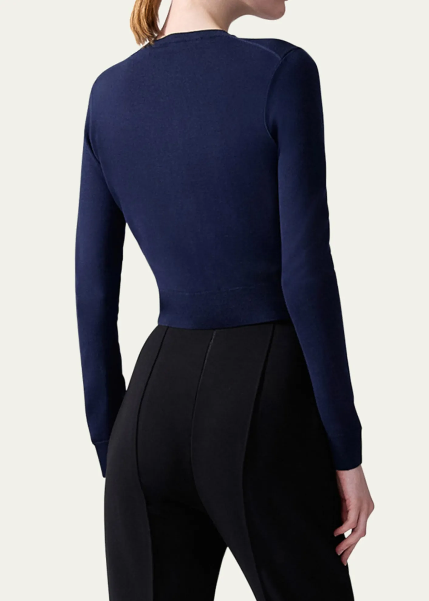 Carolina HerreraCrew-Neck Wool Cardigan