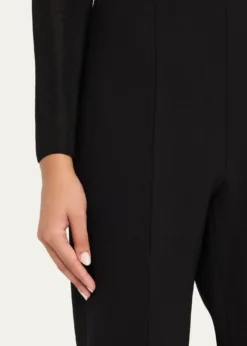 Carolina HerreraEmilie Seamed Skinny-Leg Ankle Pants