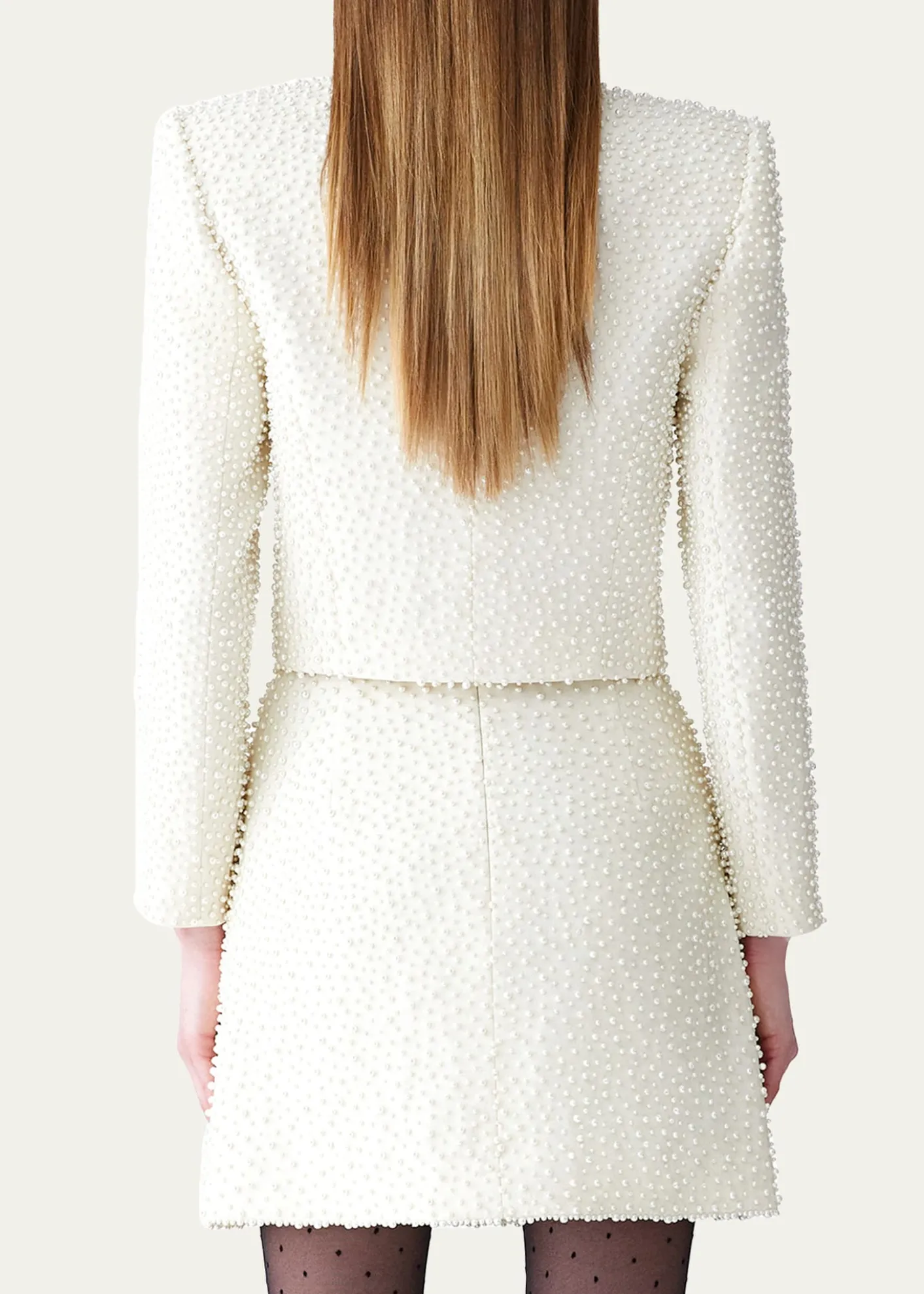 Carolina HerreraPearly Embellished Mini Skirt