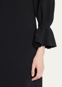 Carolina HerreraRuffle-Cuff Shift Dress