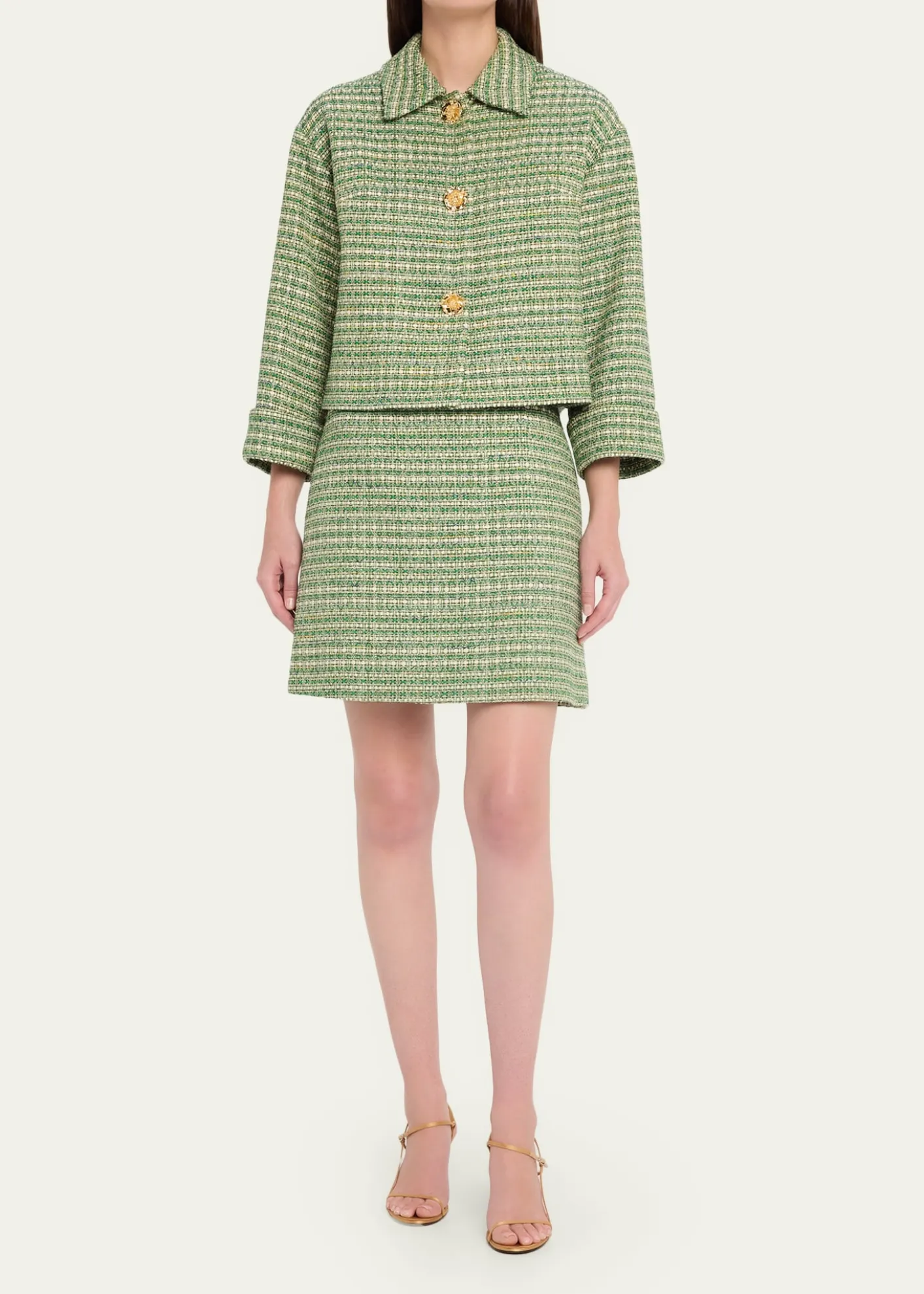Carolina HerreraTweed Mini Skirt