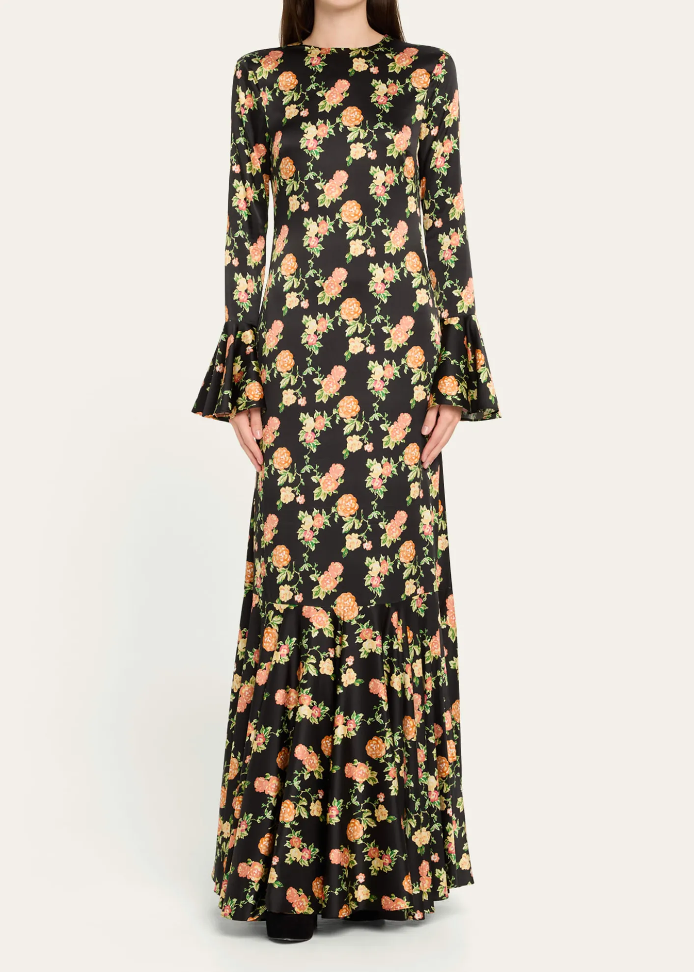 Caroline ConstasAllonia Floral Silk Gown