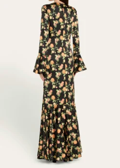 Caroline ConstasAllonia Floral Silk Gown