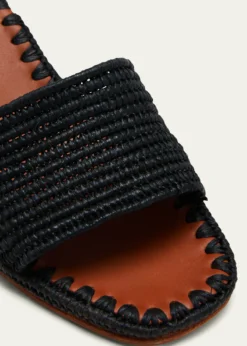 Carrie ForbesBou Woven Slide Sandals