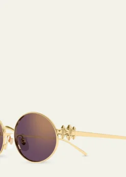 CartierClash de Cartier 52mm Oval Metal Sunglasses