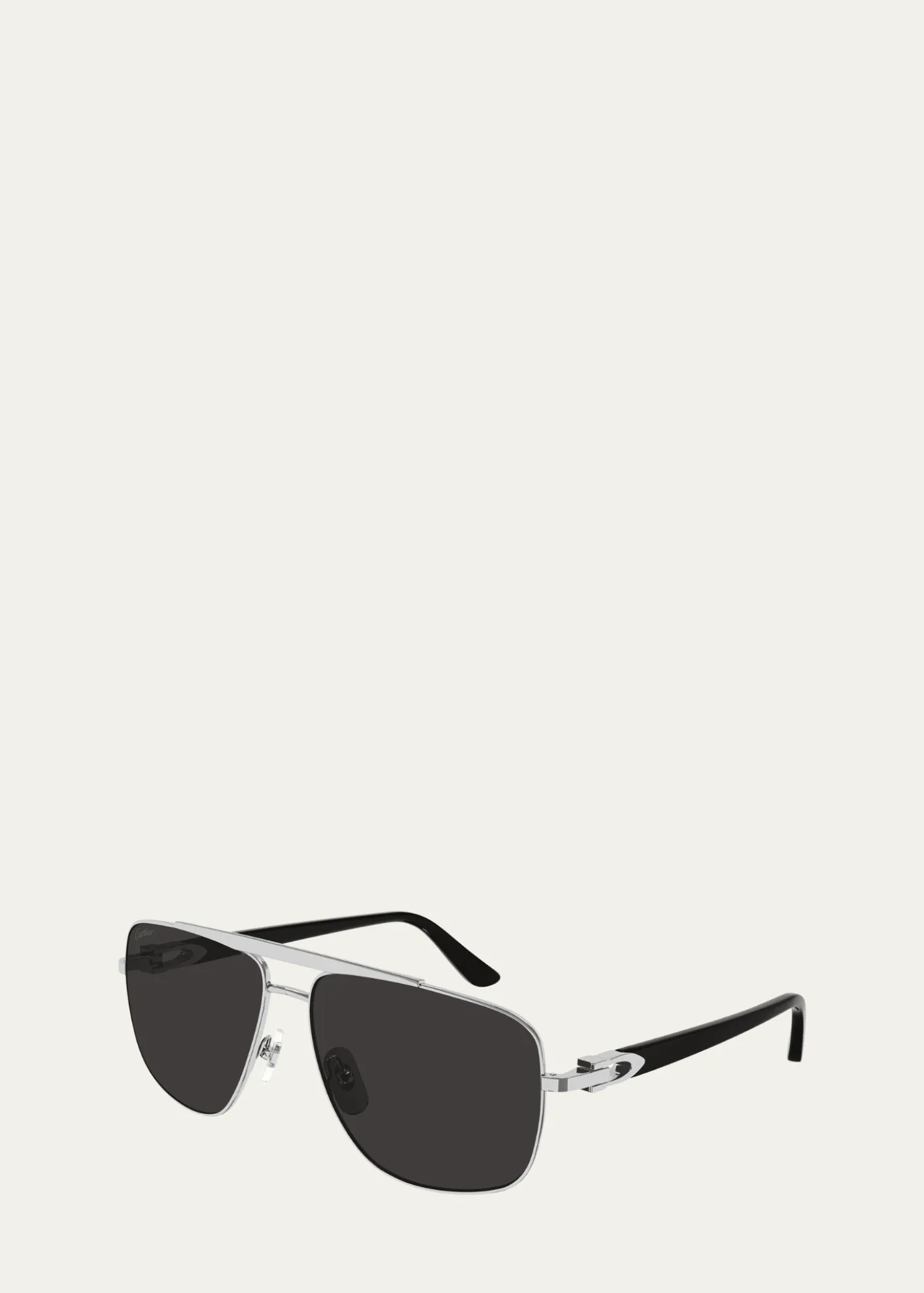CartierMen's C-Logo Aviator Sunglasses