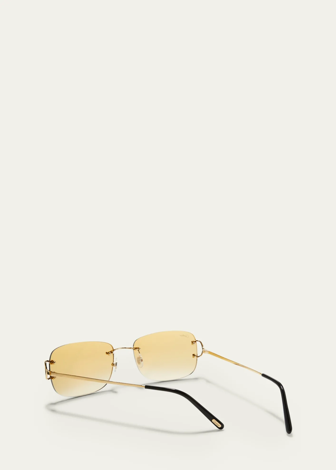 CartierMen's Rimless Metal Sunglasses