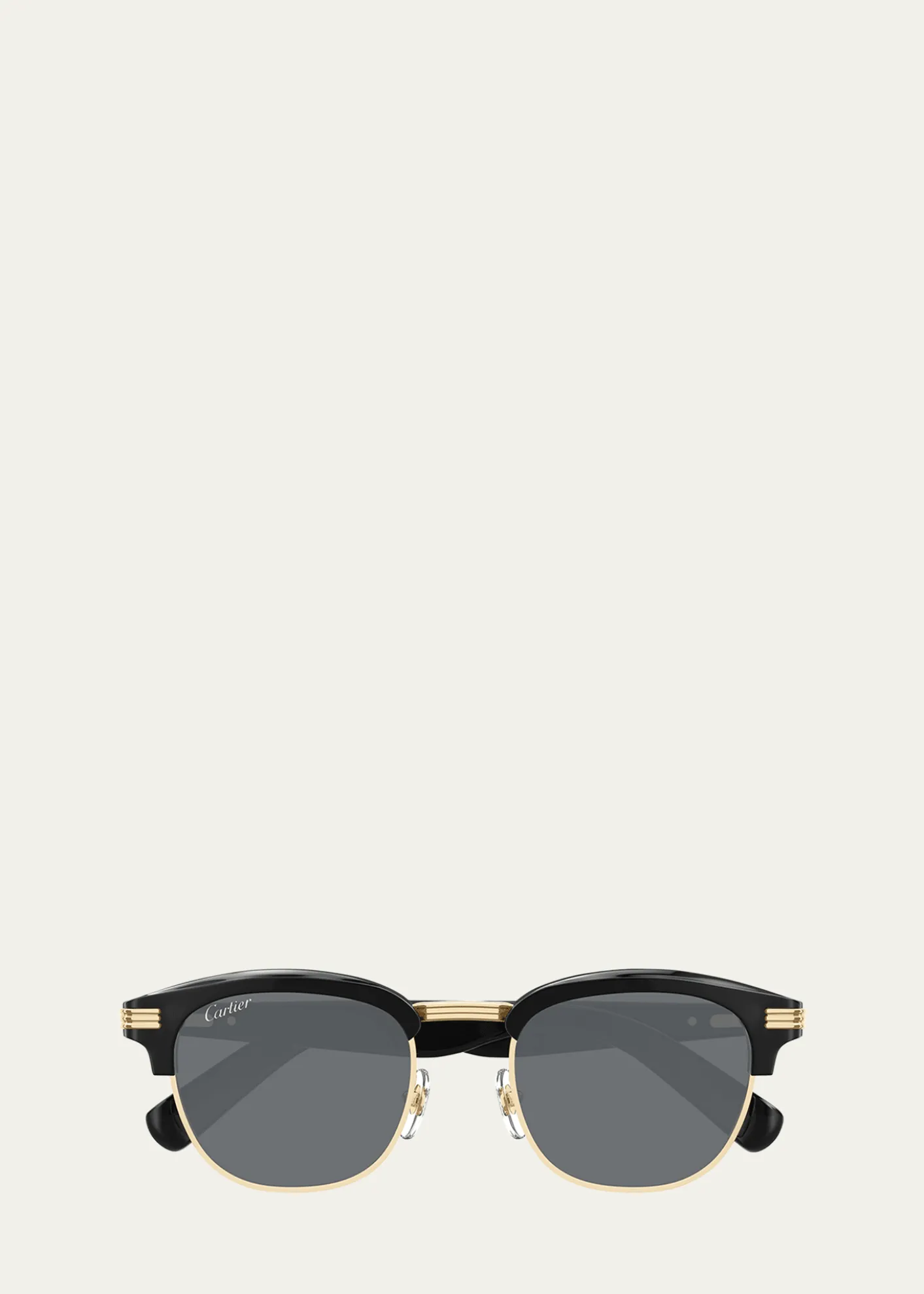 CartierMen's Round Two-Tone Sunglasses