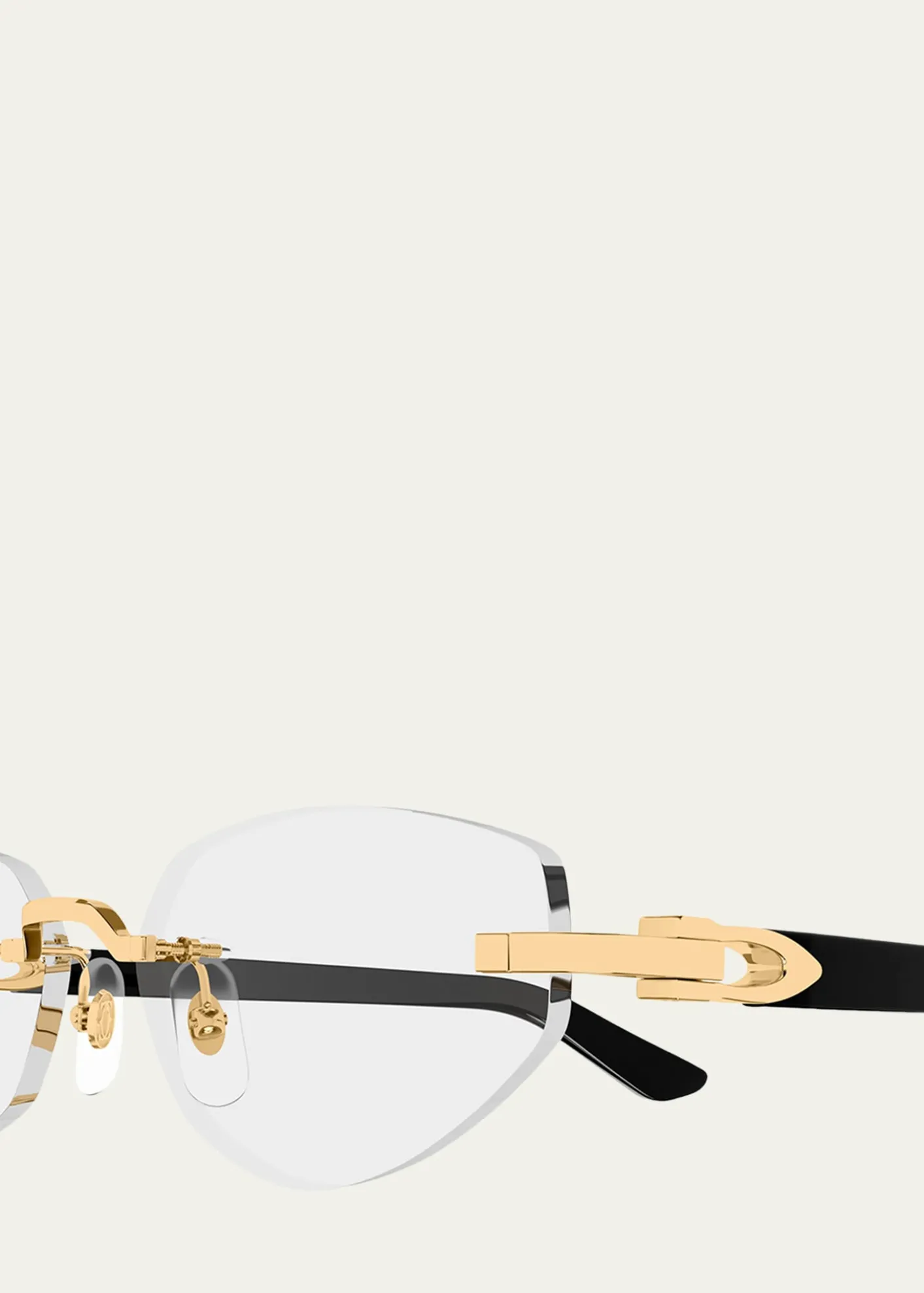 CartierMetal Cat-Eye Optical Frames
