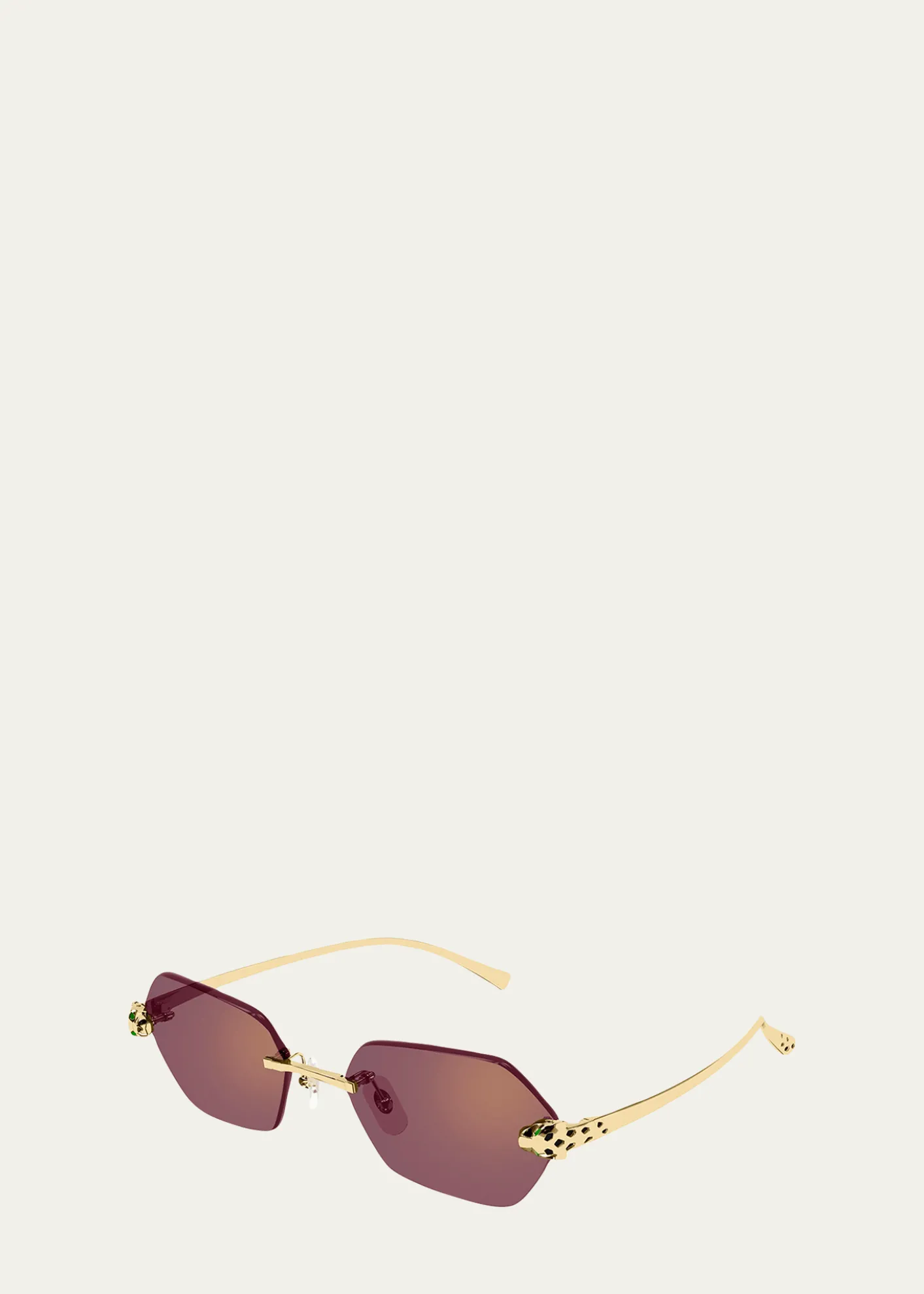 CartierPanthère de Cartier 55mm Geometric Sunglasses