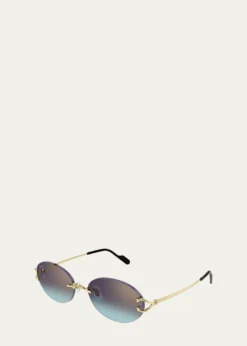 CartierPremière de Cartier 55mm Oval Sunglasses