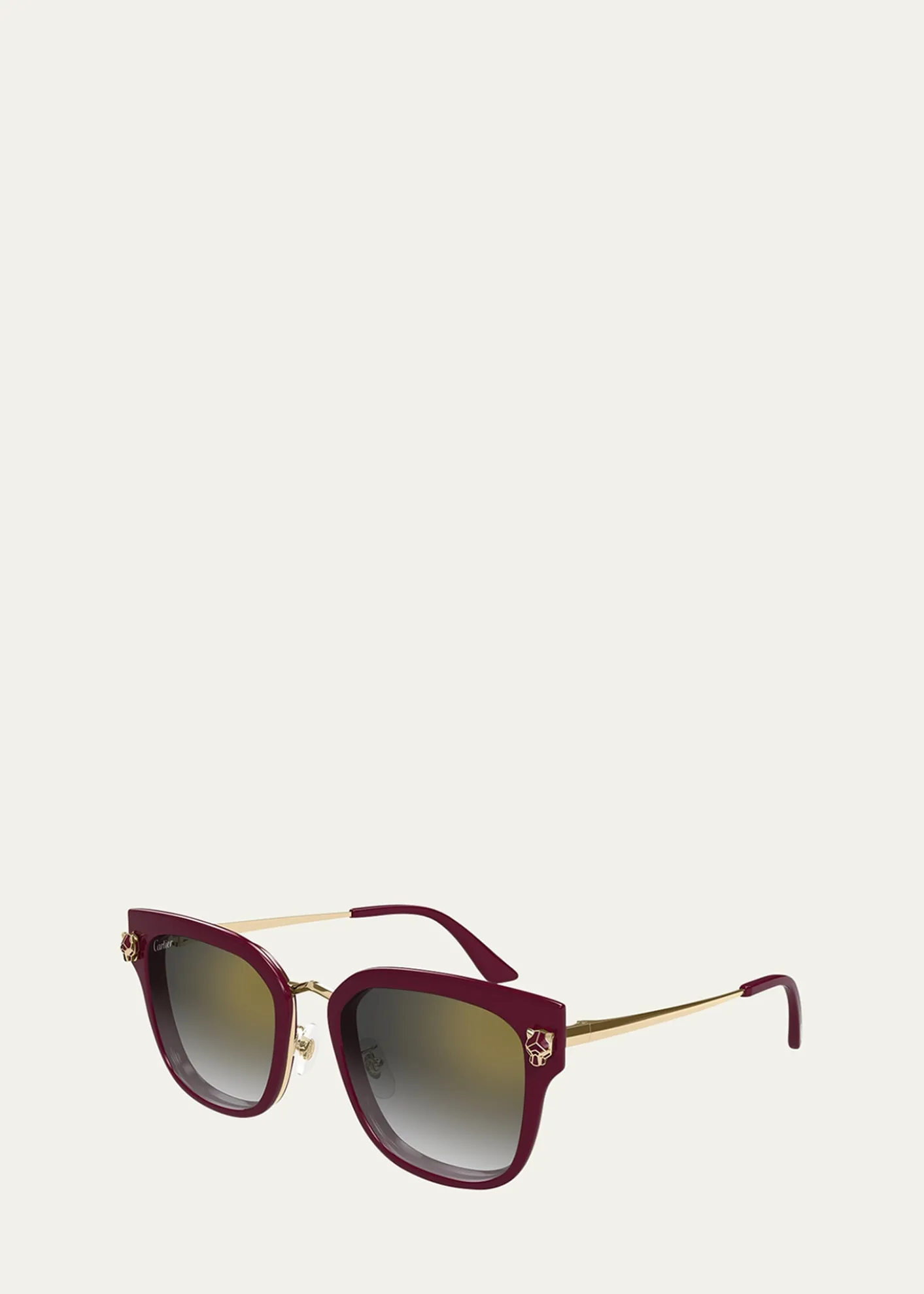 CartierRound Acetate Sunglasses