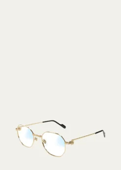 CartierRound Photochromic Metal Sunglasses