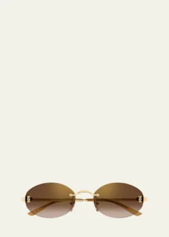 CartierSignature C de Cartier 55mm Oval Sunglasses