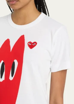 CDG PlayHeart Logo Short-Sleeve T-Shirt