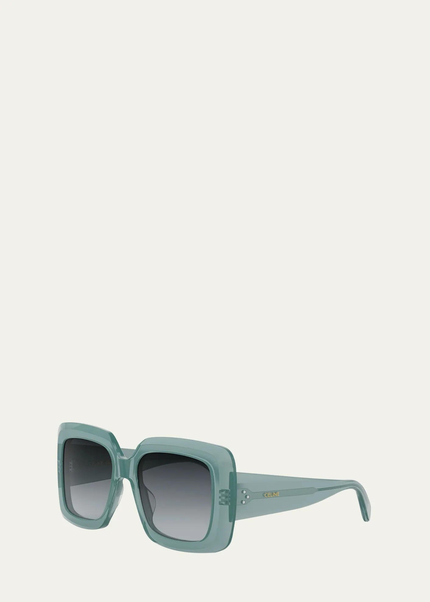 CelineBold 3 Dots Acetate Square Sunglasses