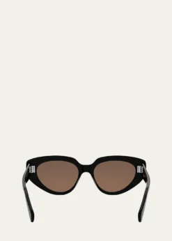 CelineBold 3 Dots Acetate Cat-Eye Sunglasses