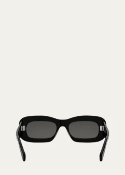 CelineBold 3 Dots Acetate Rectangle Sunglasses
