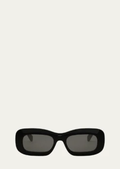 CelineBold 3 Dots Acetate Rectangle Sunglasses