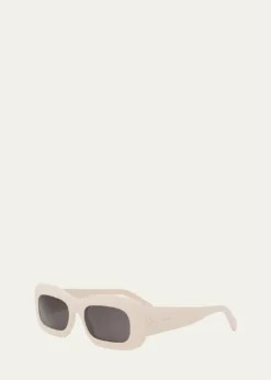 CelineBold 3 Dots Acetate Rectangle Sunglasses