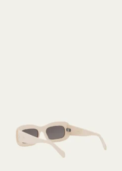 CelineBold 3 Dots Acetate Rectangle Sunglasses