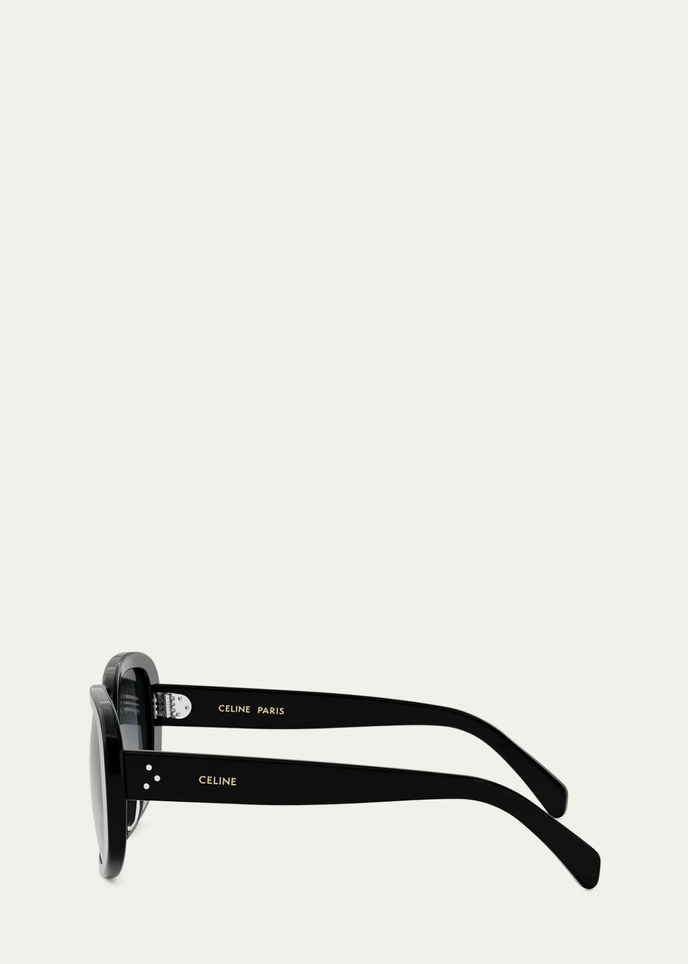 CelineBold 3 Dots Acetate Shield Sunglasses
