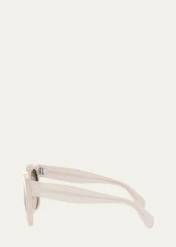 Celine3 Dots Acetate Square Sunglasses