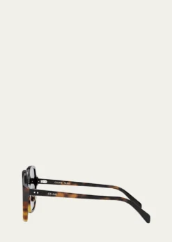 CelineGradient Acetate Butterfly Sunglasses