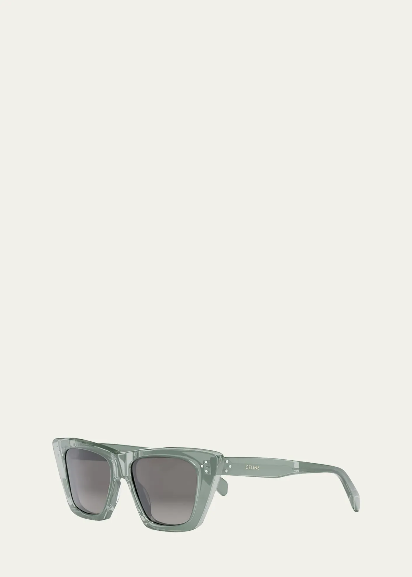 CelineLogo Acetate Cat-Eye Sunglasses