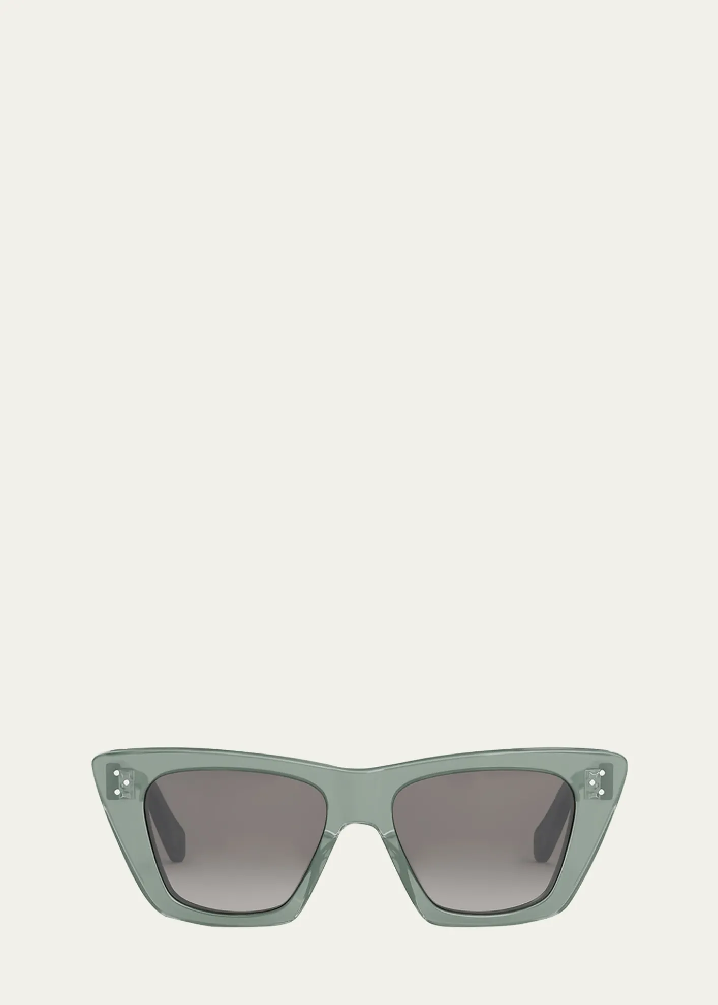 CelineLogo Acetate Cat-Eye Sunglasses