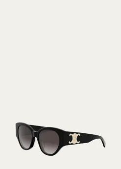CelineMaxi Triomphe 55mm Butterfly Sunglasses
