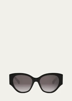 CelineMaxi Triomphe 55mm Butterfly Sunglasses