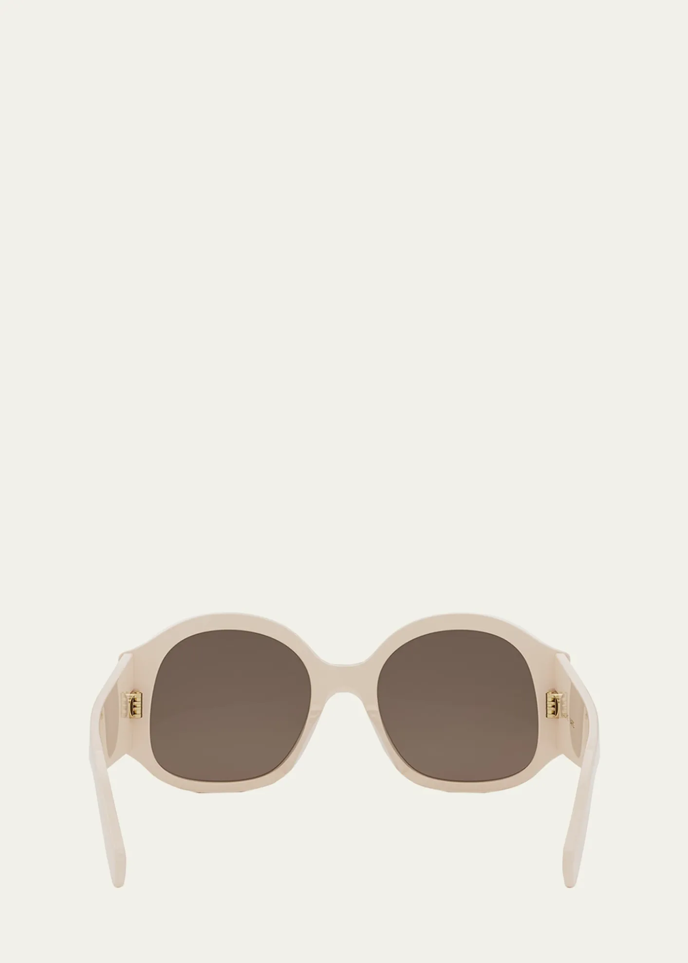 CelineMaxi Triomphe Round Sunglasses