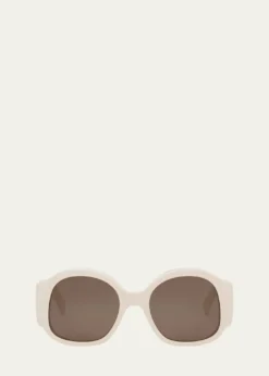 CelineMaxi Triomphe Round Sunglasses