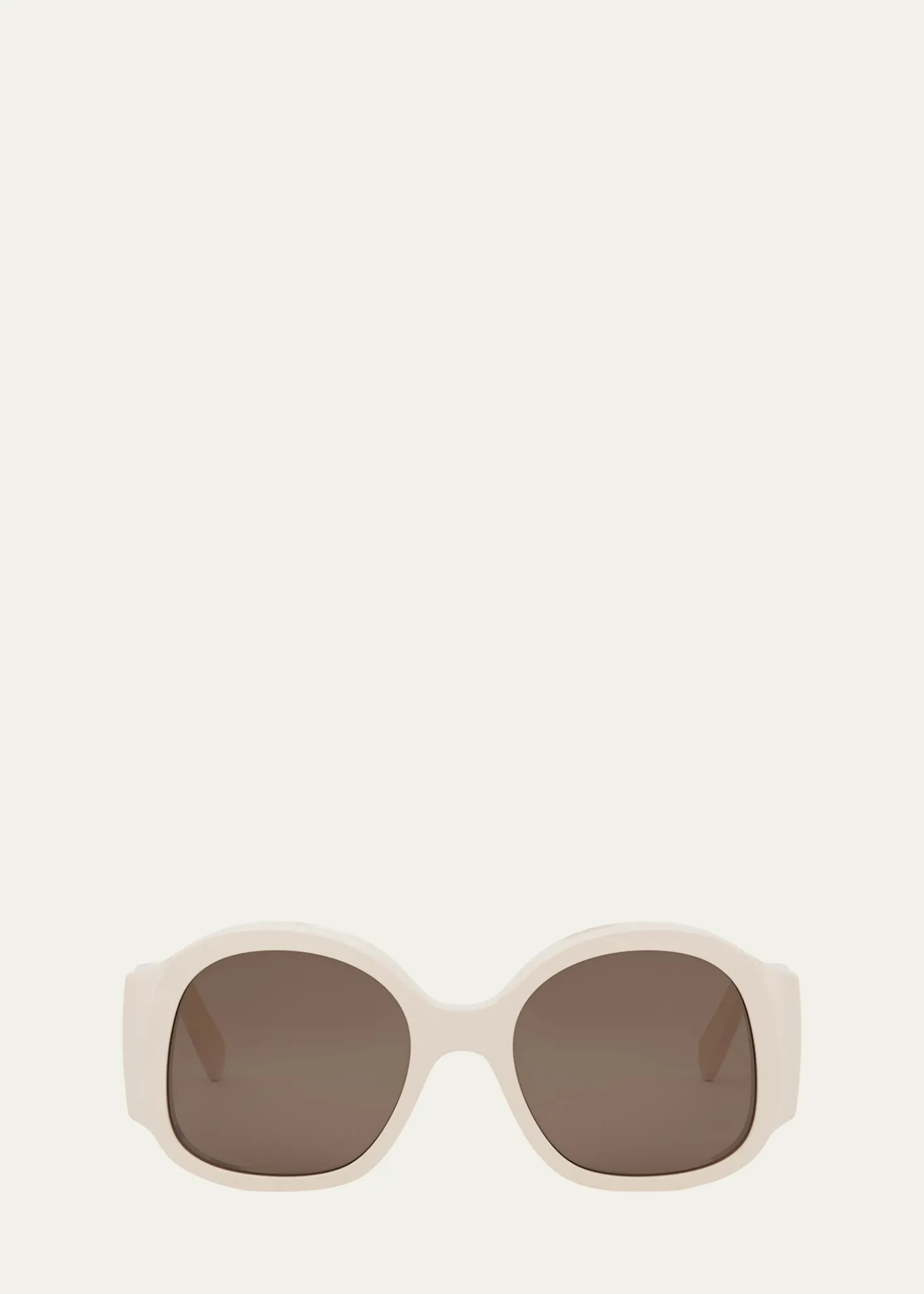 CelineMaxi Triomphe Round Sunglasses