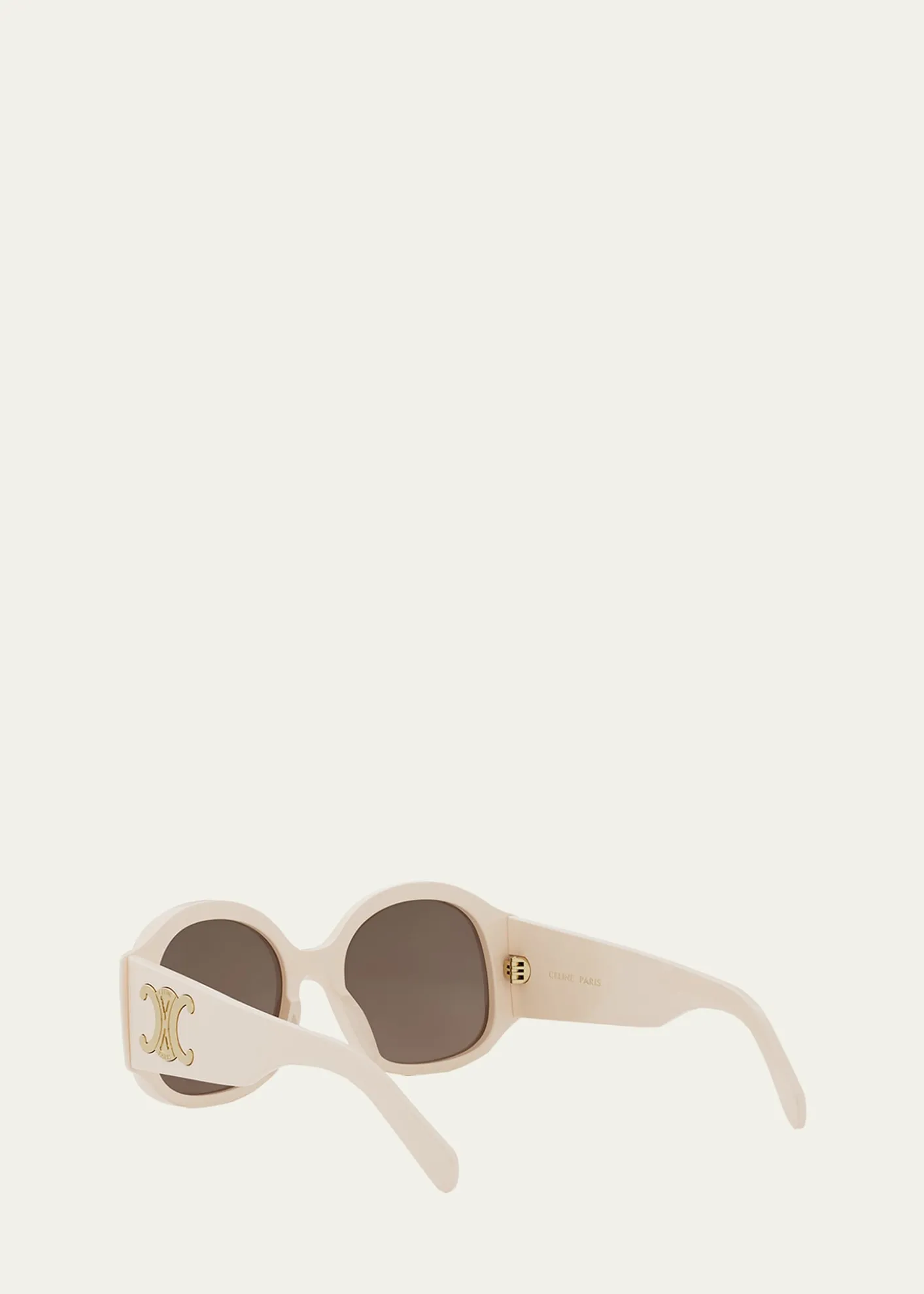 CelineMaxi Triomphe Round Sunglasses
