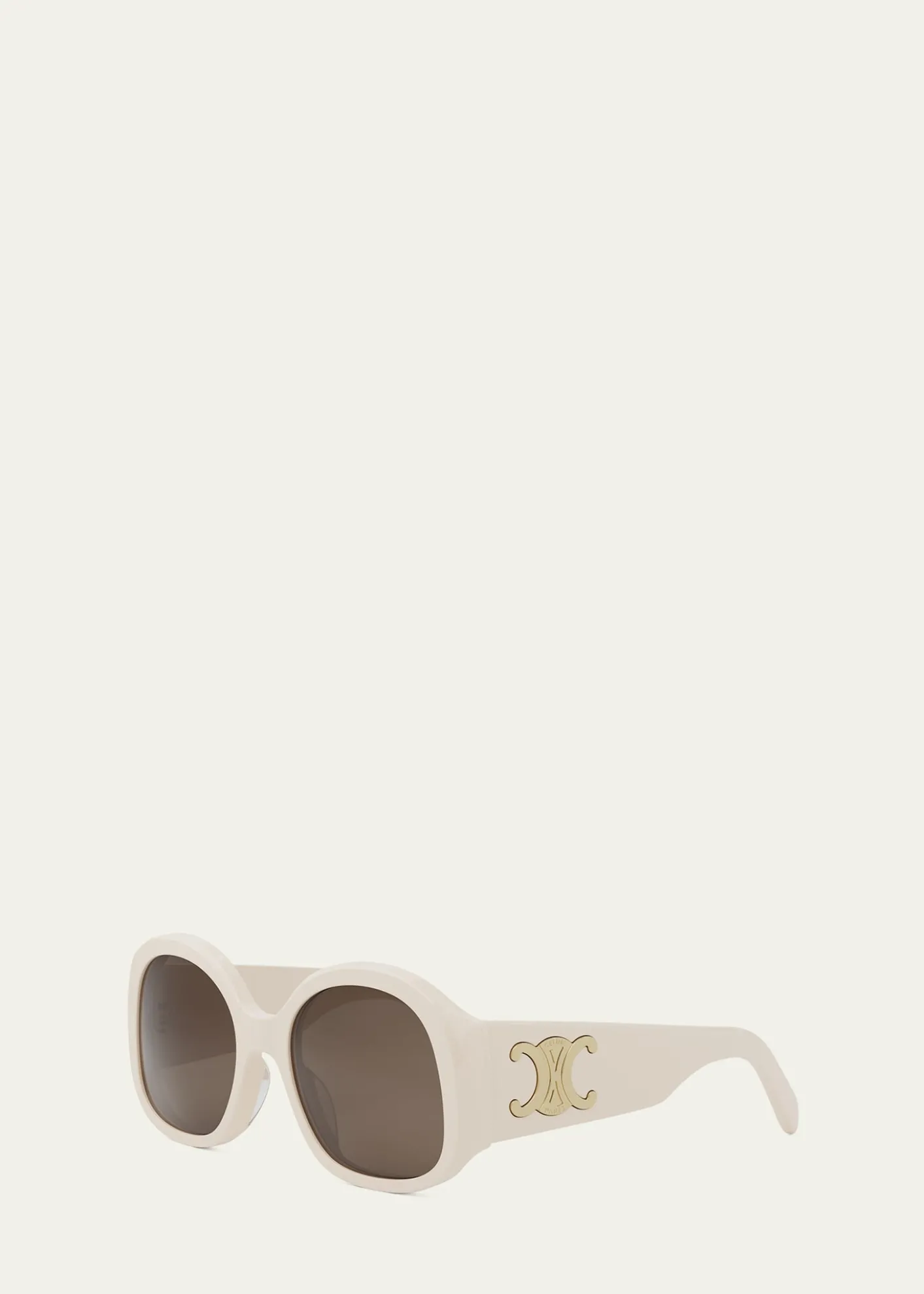 CelineMaxi Triomphe Round Sunglasses